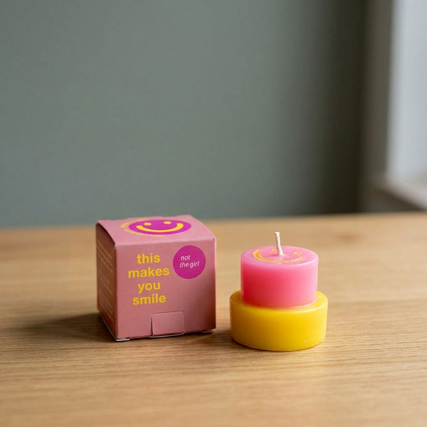 Happy Candle 🩷🟡 GUTE LAUNE vorprogrammiert  🙂 notthegirl