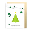 3D Klappkarte 🌲🌲 von notthegirl aus Hamburg ✨ Weihnachtspost aus dem Winterwald