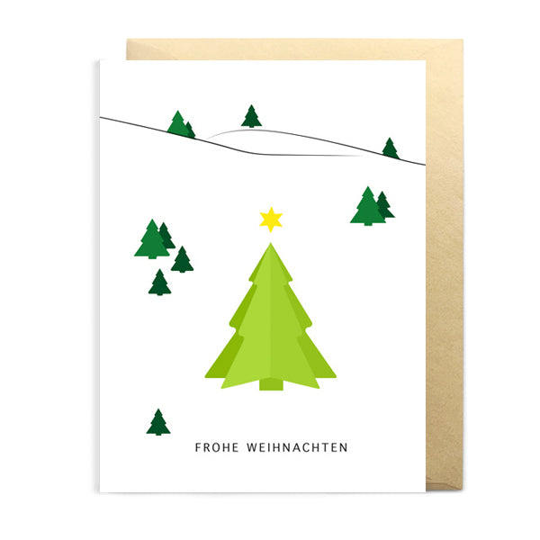 3D Klappkarte 🌲🌲 von notthegirl aus Hamburg ✨ Weihnachtspost aus dem Winterwald